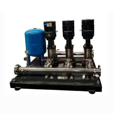 Good price La pompa materiale dell'attrezzatura di rifornimento idrico della pompa idraulica del ripetitore di frequenza 1standby 1start .SS304 con piplien e la vasca d'impregnazione in linea