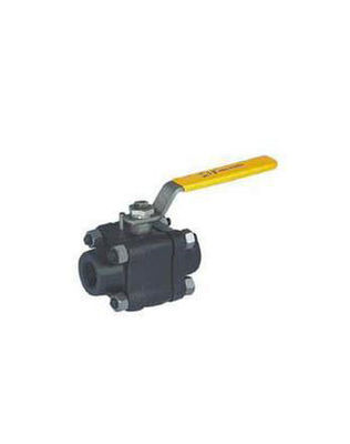 Good price Le valvole a sfera d'acciaio di SS316 SS304 A105 hanno forgiato la valvola a sfera infilata d'acciaio in linea