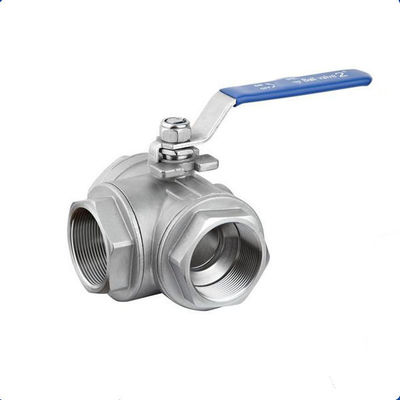 Good price Uso generale del filo 3 di modo della valvola a sfera dell'acqua interna di acciaio inossidabile in linea