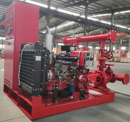 Good price Motore diesel Pompa di fuoco centrifuga con basso livello di rumore e alimentazione elettrica in linea