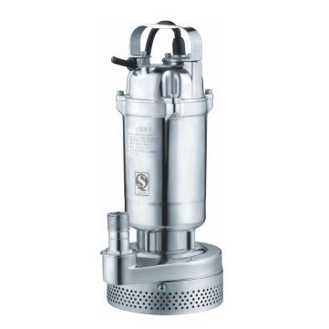 QDX 1.5HP pompa d'acqua sommergibile in acciaio inossidabile per il pompaggio di pozzi, pompaggio fluviale