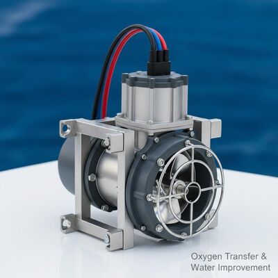 Prezzo buono Attrezzature di aerazione per aeratori sommergibili a 3 fasi sviluppate per fornire il trasferimento di ossigeno e migliorare l'acqua in varie applicazioni in linea