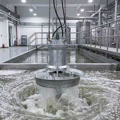 Prezzo buono Agitatore sommergibile elettrico con potenza nominale da 0,85 a 22 kilowatt, adatto per il trattamento delle acque reflue e la miscelazione chimica in linea