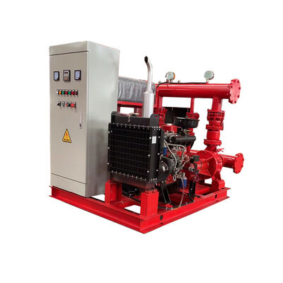 Prezzo buono Diametro standard dell'ingresso e dell'uscita della pompa antincendio motore diesel alimentato a energia elettrica ottimizzato per le operazioni di estinzione degli incendi in linea