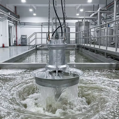 Prezzo buono Miscelatore elettrico sommergibile con classe di isolamento F, ideale per impianti di trattamento delle acque reflue e miscelazione di fluidi industriali in linea
