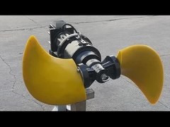 QDT pompa miscelatrice sommergibile a bassa velocità elica a flusso con materiale riduttore in acciaio inossidabile in ghisa